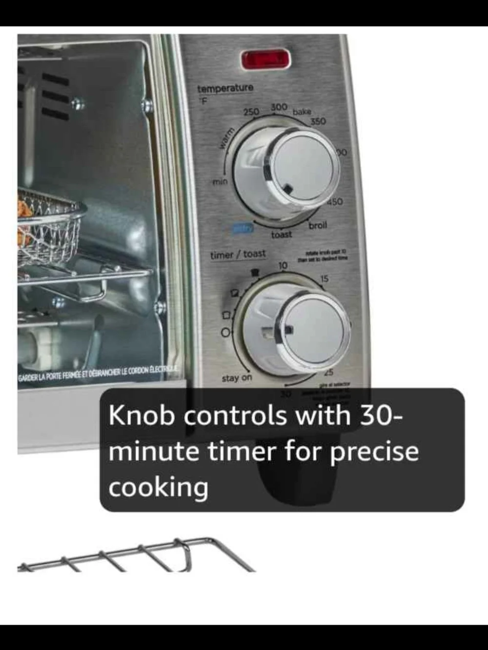BLACK+DECKER Stainless Steel Air Fry Toaster Oven - Silver
